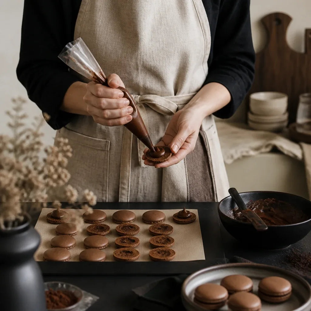 Macarons au Chocolat : la Recette Pas à Pas