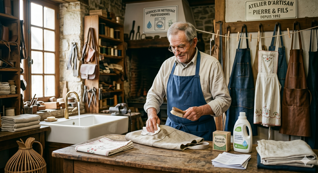 Comment laver un tablier de cuisine ?