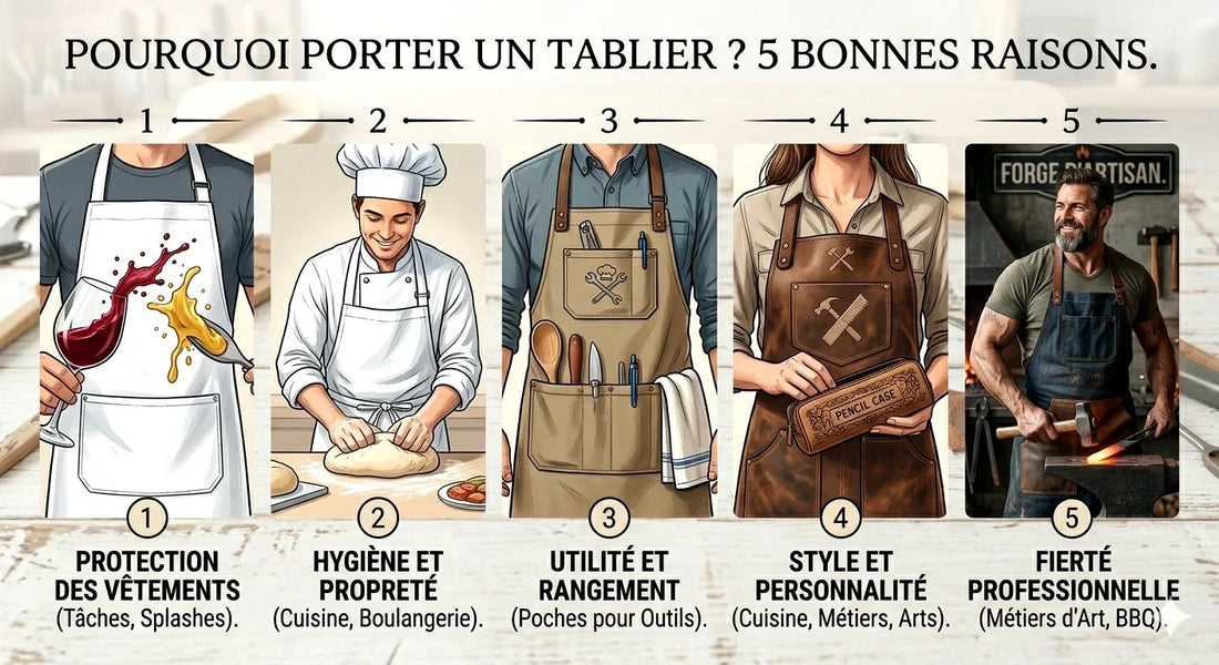 Pourquoi Porter un Tablier ? 5 Bonnes Raisons