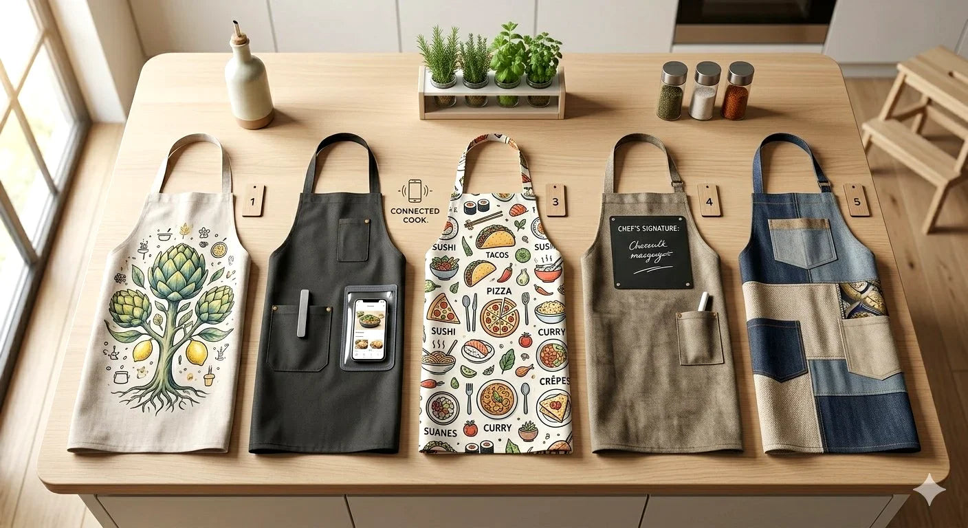 Tabliers de cuisine originaux top 5