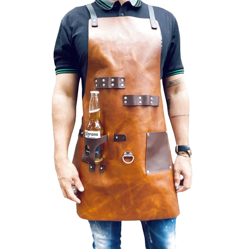 Tablier Barbier Cuir