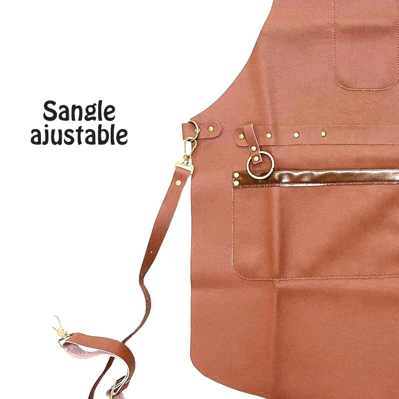 Tablier Coiffure Cuir