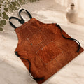 Tablier Cuir à Sangles Croisées