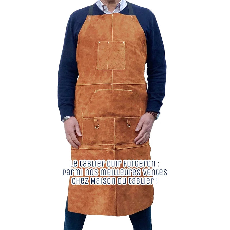 Tablier Cuir Forgeron