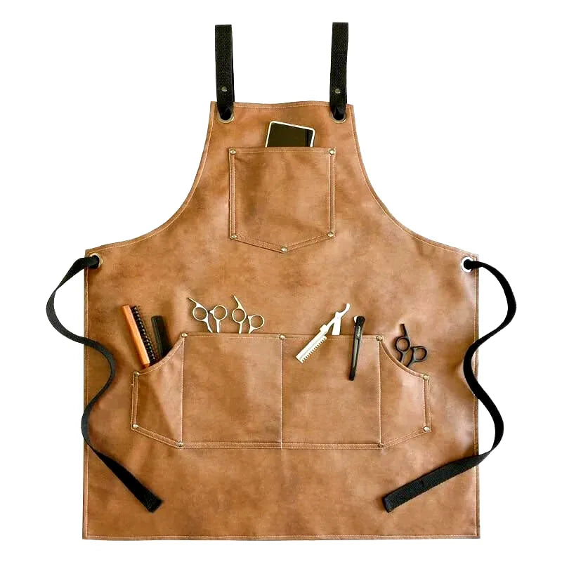 tablier-cuir-vegan-marron