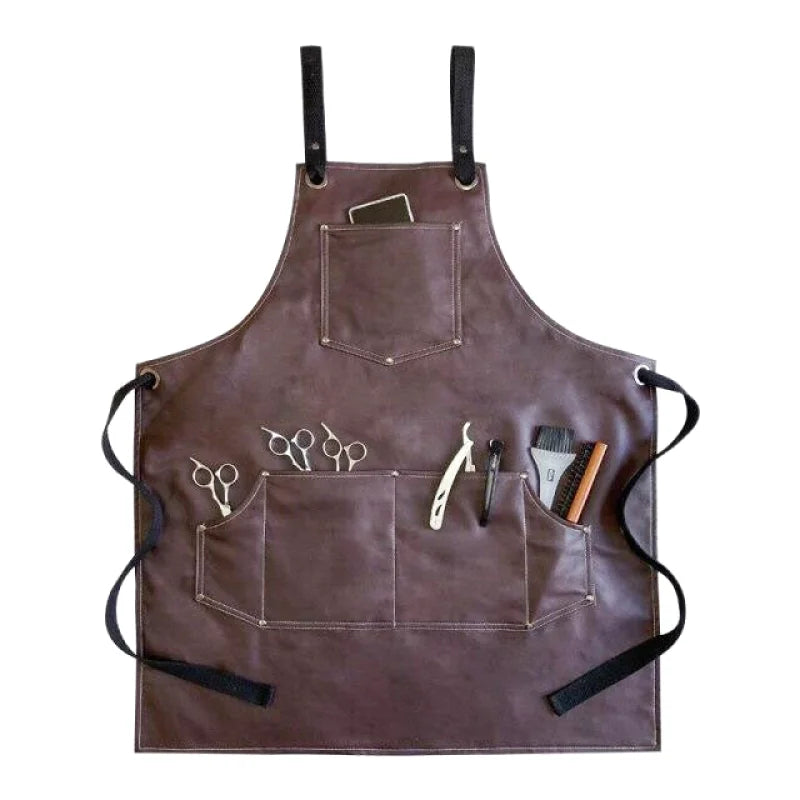 Tablier Cuir Vegan Violet