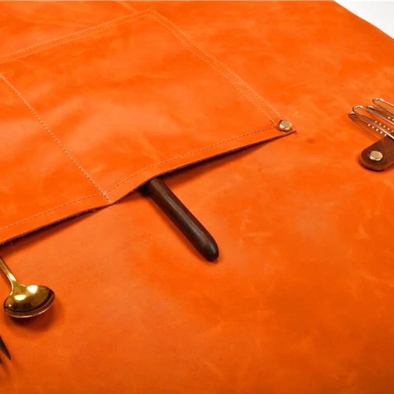 Tablier Cuir Véritable