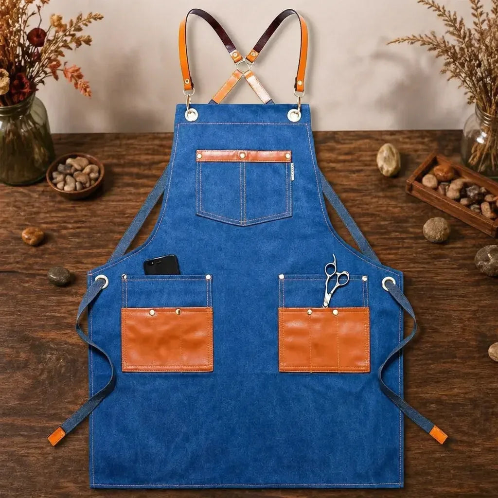 Tablier De Cuisine Bleu