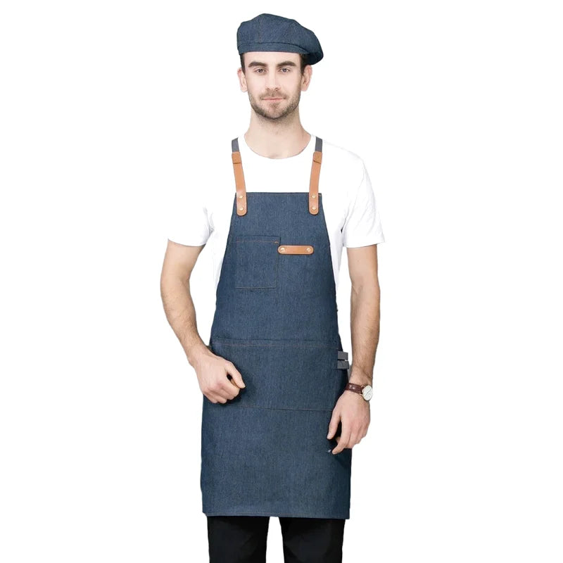 Tablier de Cuisine Denim pour Homme