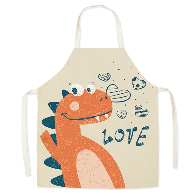 Tablier de Cuisine Enfants Dinosaure Love