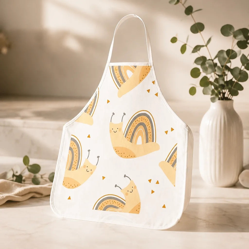 Tablier De Cuisine Enfants Escargot