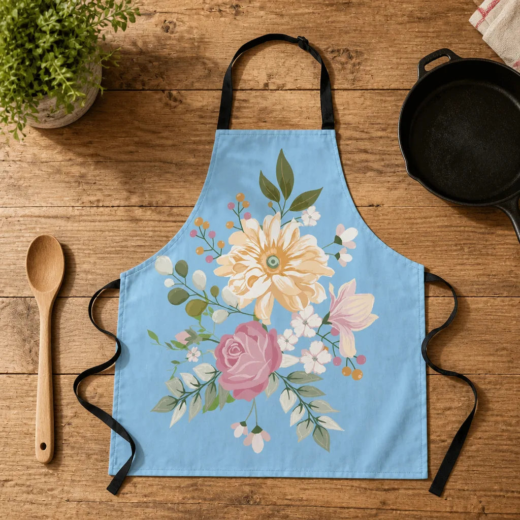 tablier-de-cuisine-fleuri