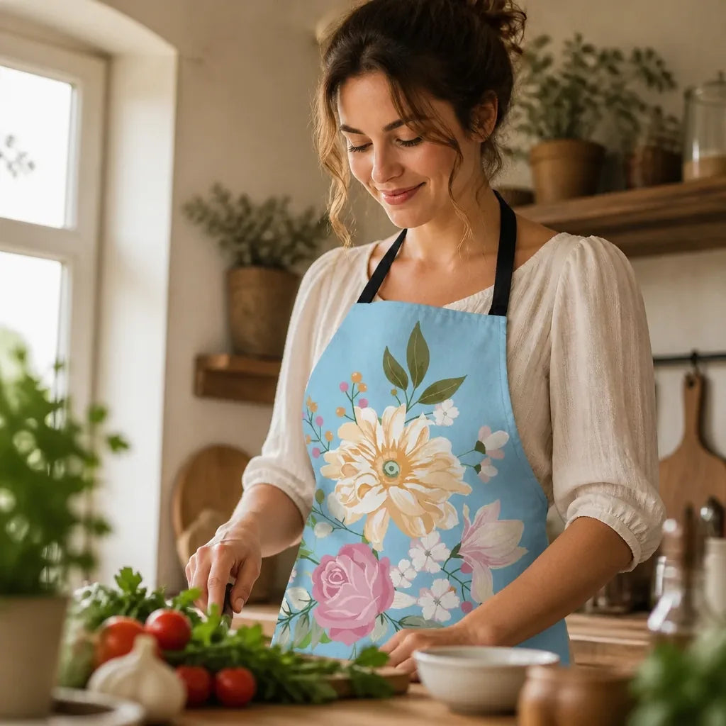 tablier-de-cuisine-fleuri