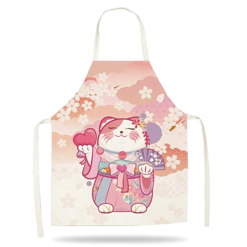 Tablier de Cuisine Maneki-Neko