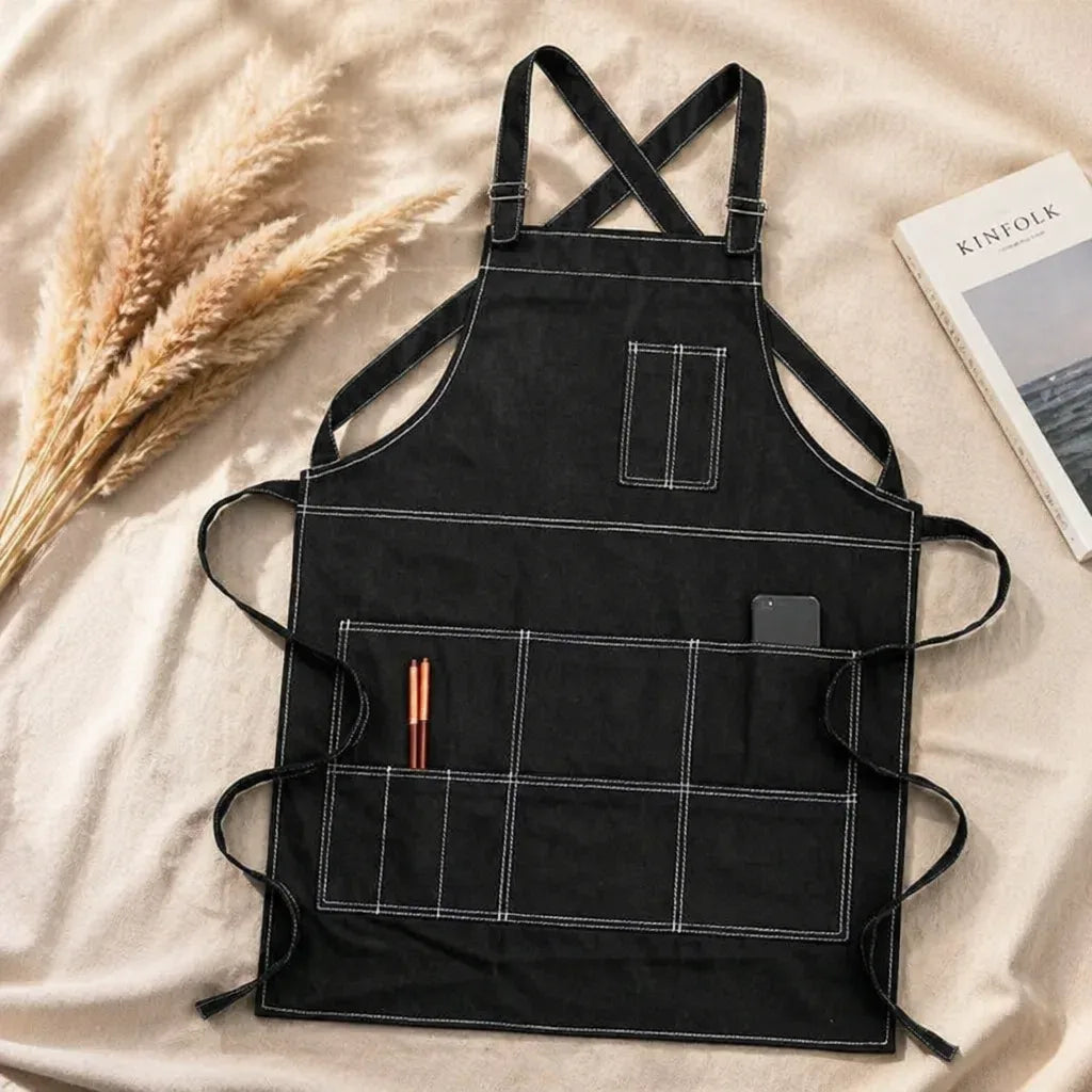 Tablier De Cuisine Noir Pour Homme