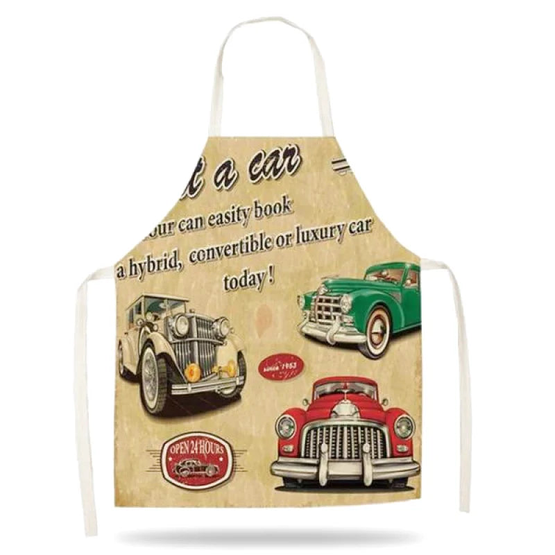 Tablier de Cuisine Voiture Ancienne