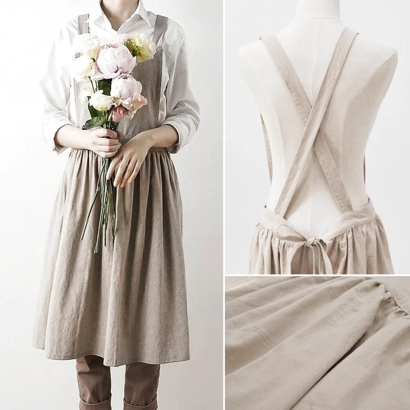 Tablier Japonais Beige