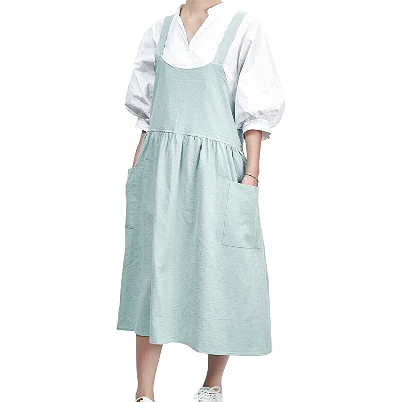 Tablier Japonais Bleu Clair