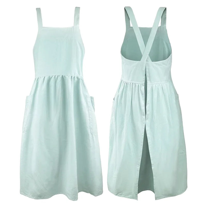 Tablier Japonais Bleu Clair