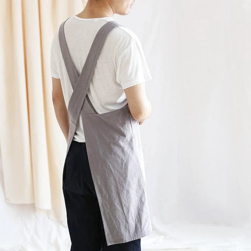 Tablier Japonais Gris Clair