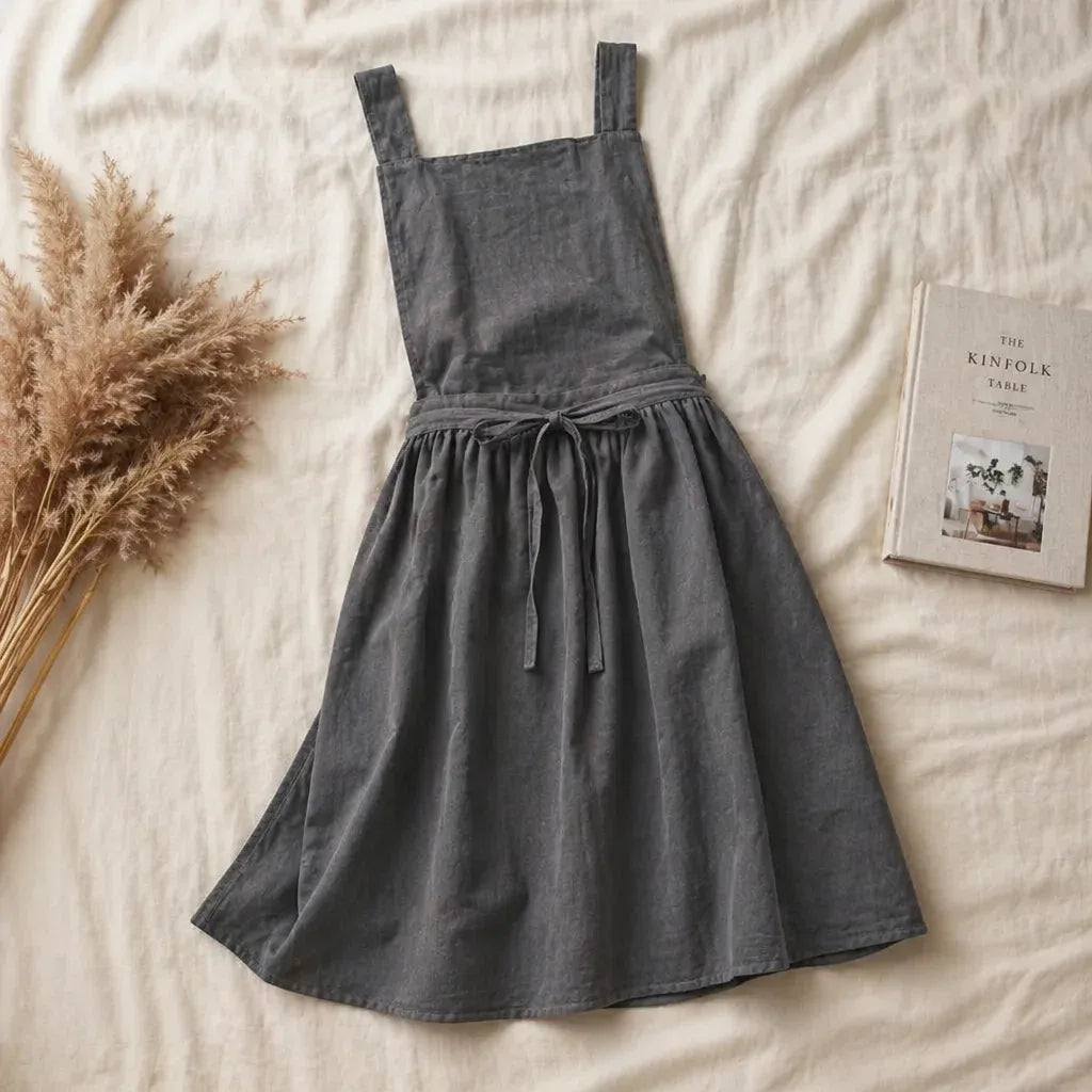 Tablier Japonais Gris