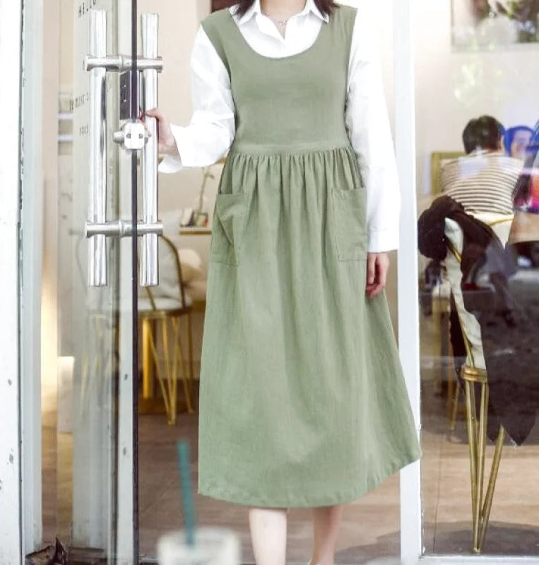 Tablier Japonais Kaki