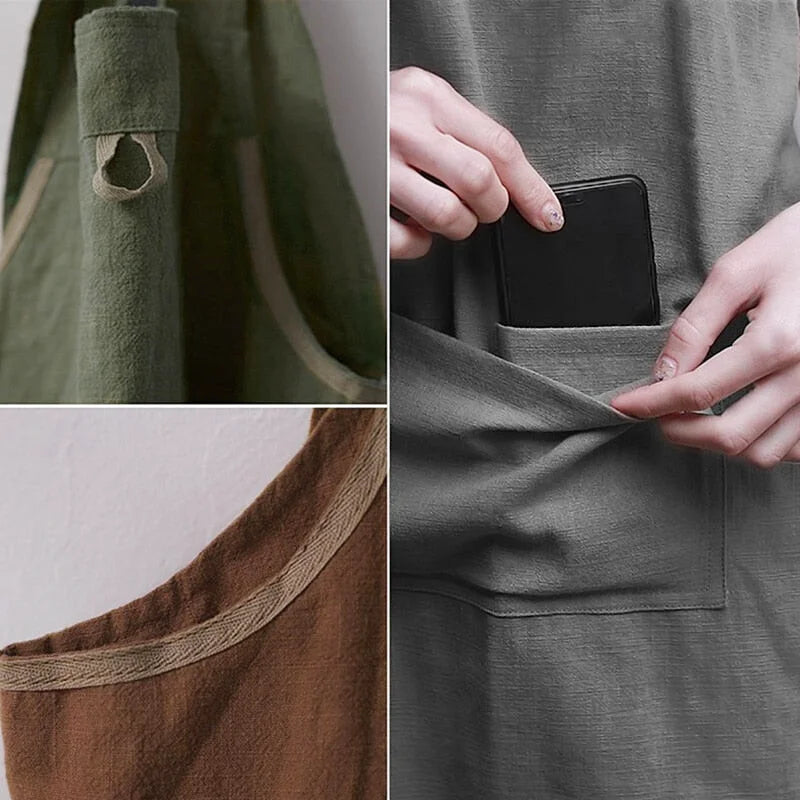 Tablier Japonais Marron