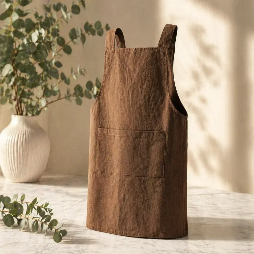 Tablier Japonais Marron