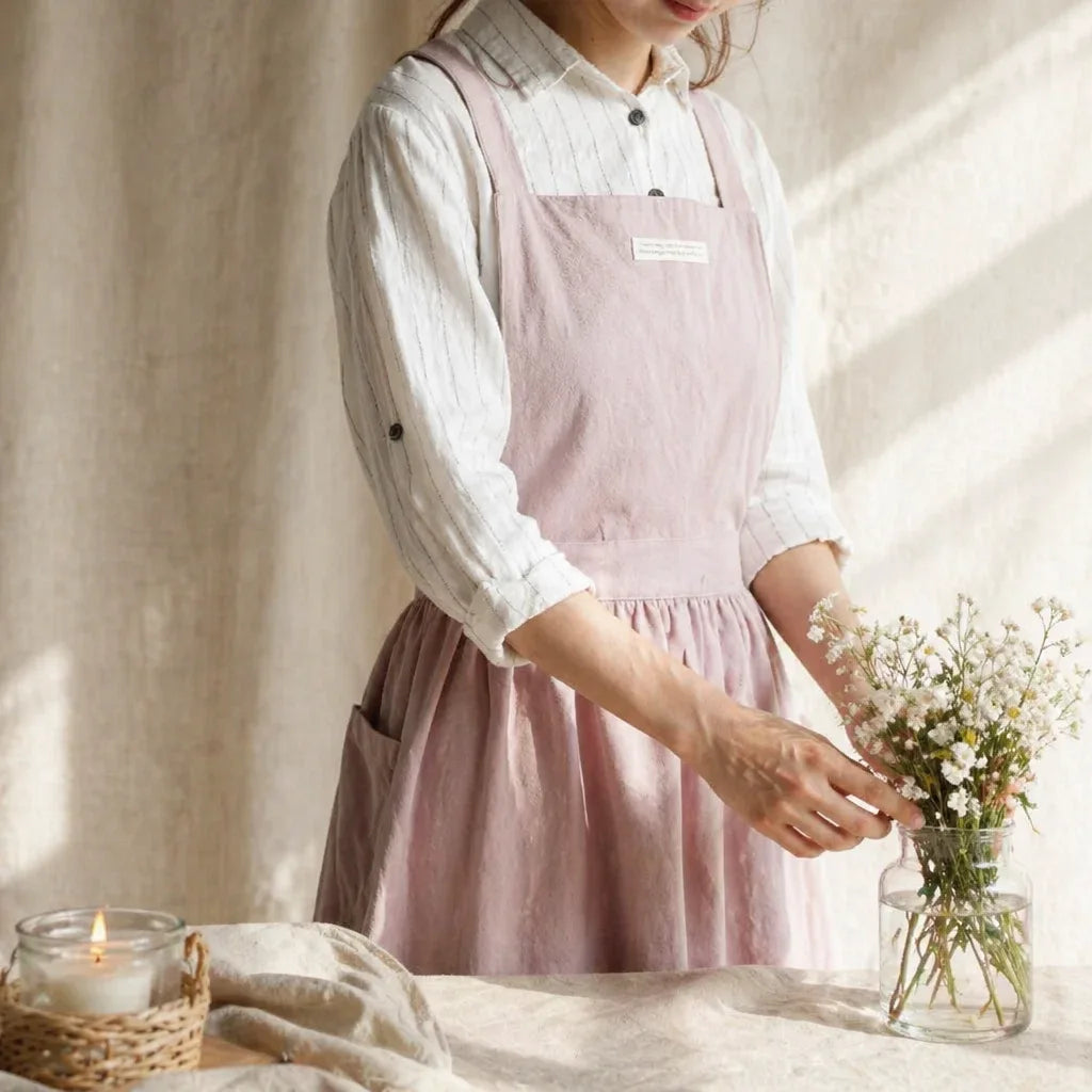 Tablier Japonais Rose