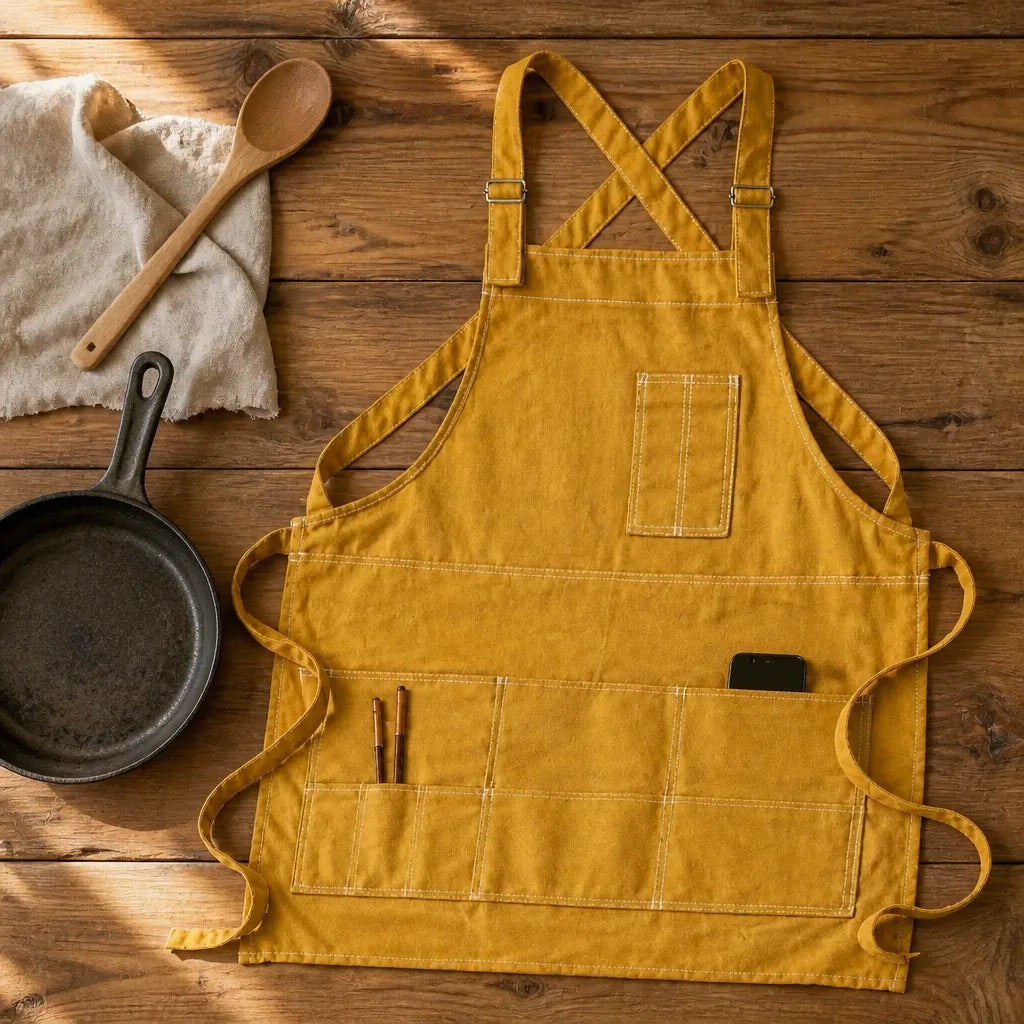 tablier-jaune