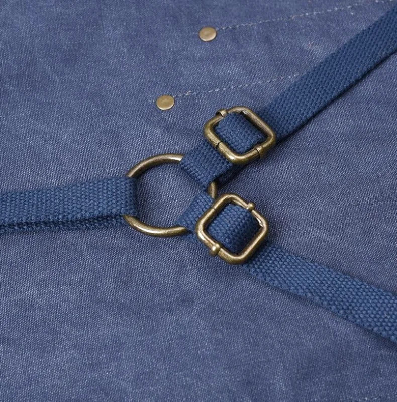 Tablier Jean Et Cuir