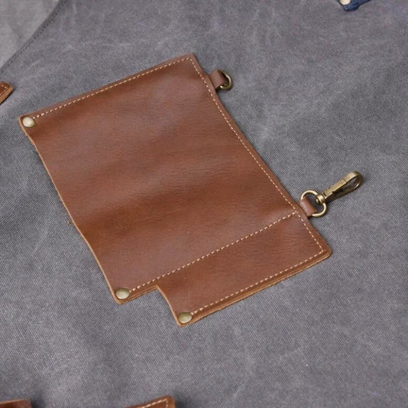 Tablier Jean et Cuir