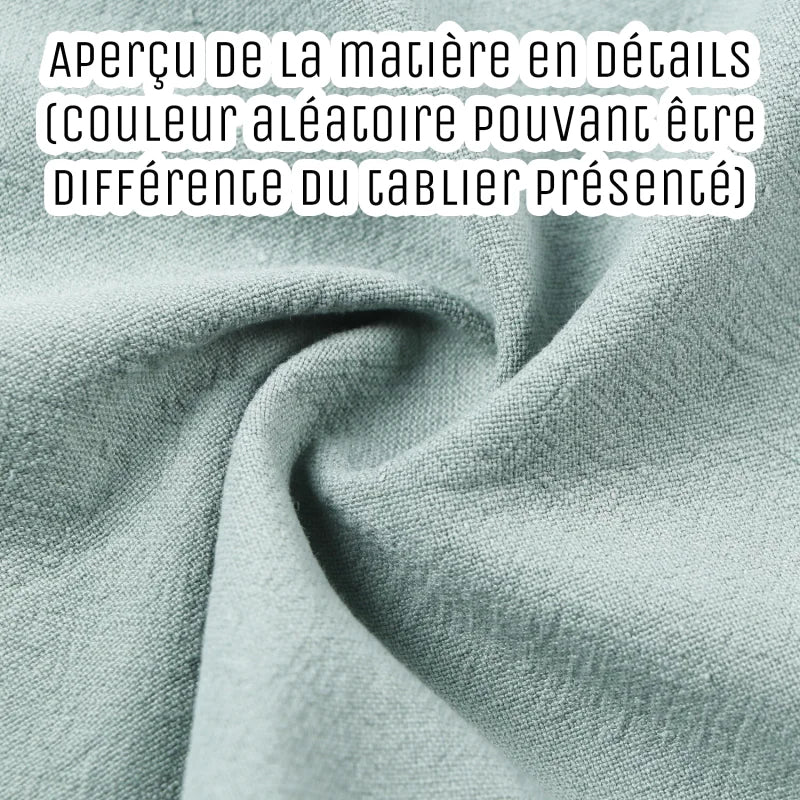 Tablier Lin Et Coton
