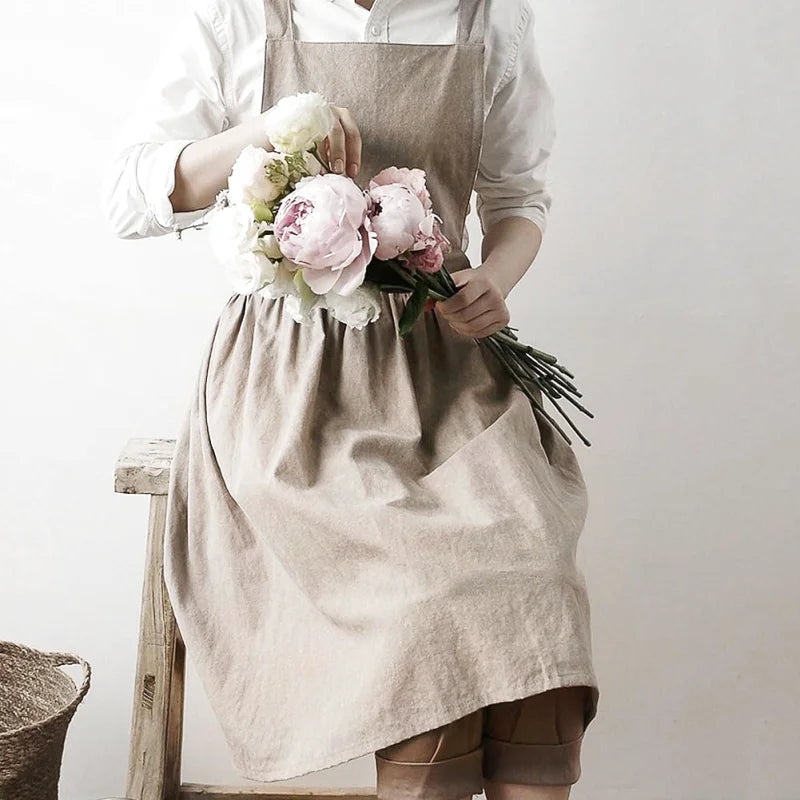 Tablier Robe Lin